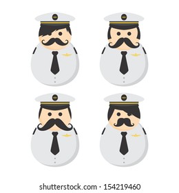 plane pilot mustache guy avatar picture portrait