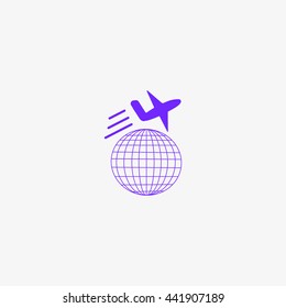 plane, planet earth