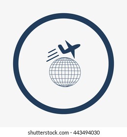 plane, planet earth