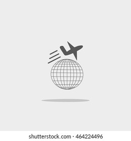 plane, planet earth