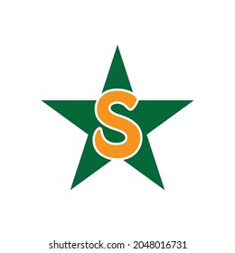 Plane with S initial letter Travel logo vector template