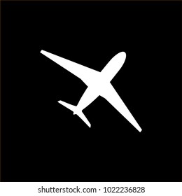 plane sign icon