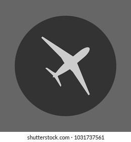 plane sign icon