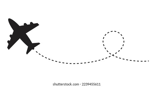 plane silhouette symbol vector illustration