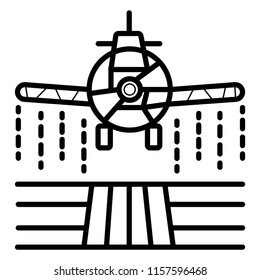 Plane sprays , farming and agriculture, farm crop duster