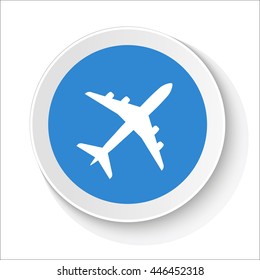 plane symbol vector