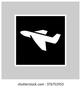 Plane symbol Vector EPS10, Great for any use.