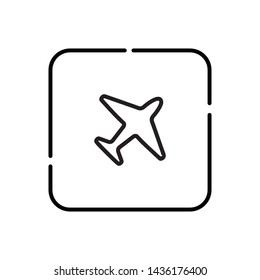 Plane, plane symbol vector icon