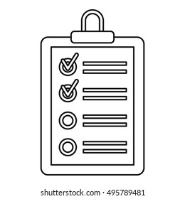 Plane tablet icon. Outline illustration of plane tablet vector icon for web.