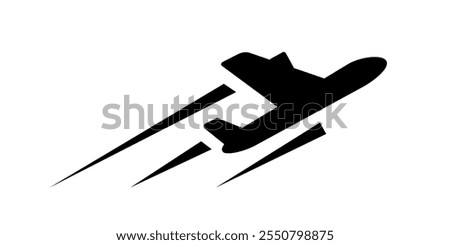 Plane take off icon. Plane icon