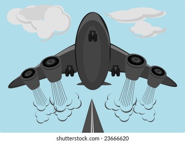 plane takeoff