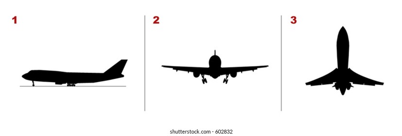 A plane taking off (Vectors 07)