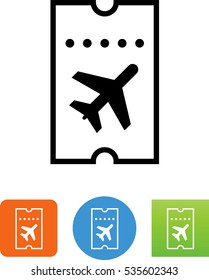 Plane Ticket Icon