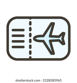 Entradas De Avión Colores De Línea Gruesa Para Uso Personal Y Comercial.
