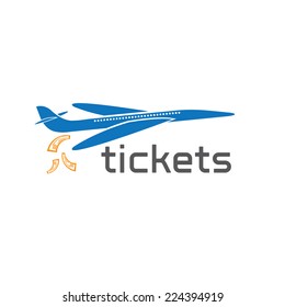 plane tickets vector design template