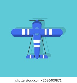 Plane top view with aircraft icon jet airliner vector transport symbol journey trip departure airways fly travel air business passenger design cargo aviation