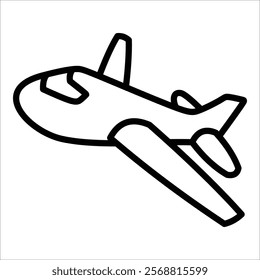 Plane Toy Icon Element For Design