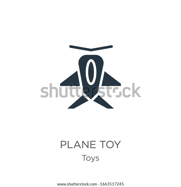 Plane toy icon\
vector. Trendy flat plane toy icon from toys collection isolated on\
white background. Vector illustration can be used for web and\
mobile graphic design, logo,\
eps10