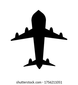 Ruta de vuelo a punto con línea discontinua o líneas aéreas, icono del avión sobre fondo blanco