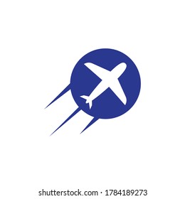 Plane Travel illustration vector template