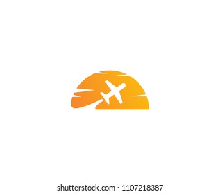 Plane travel logo 