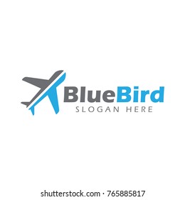 Plane travel logo
