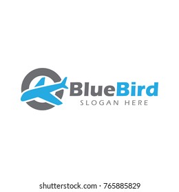 Plane travel logo