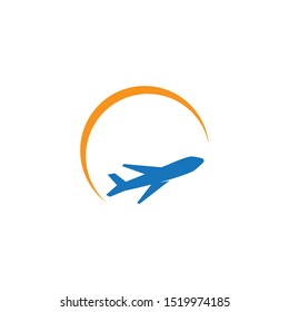 Plane Travel logo vector template