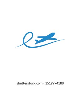 Plane Travel logo vector template