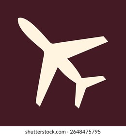 Plane trendy vector art design fetching amazing colorful useful illustration.eps