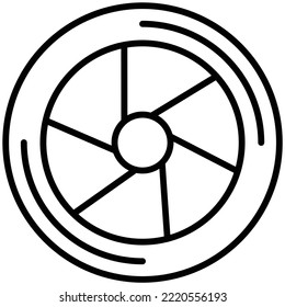 Plane Turbine icon vector image. Can also be used for web apps, mobile apps and print media.