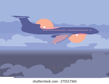 Plane. Vector