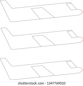 plane vector background