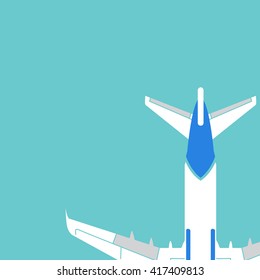 plane vector background.