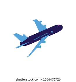 the plane, vector design, skyline, travel, transportation.