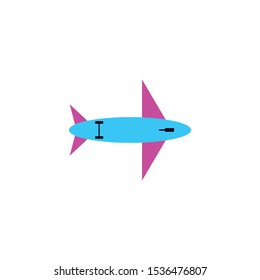 the plane, vector design, skyline, travel, transportation.