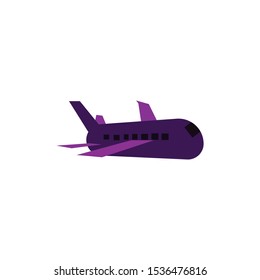 the plane, vector design, skyline, travel, transportation.