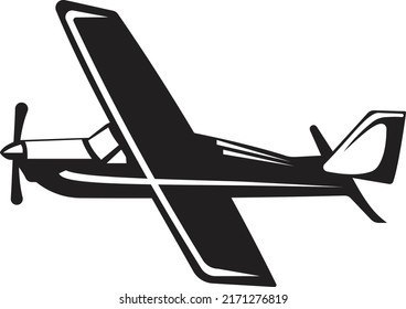 Plane vector EPS10 isolated, separated layers, quick repaint