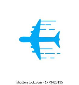 plane vector graphic design illustration