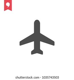 Plane vector icon