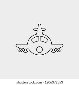 plane vector icon