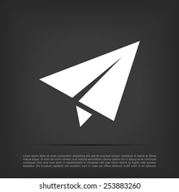 plane vector icon