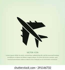 plane vector icon