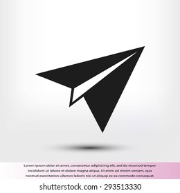 plane vector icon