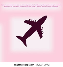 plane vector icon