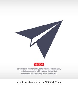 plane vector icon
