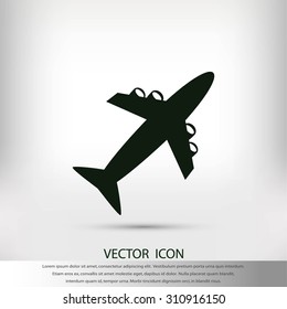 plane vector icon