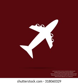 plane vector icon