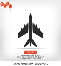 plane vector icon
