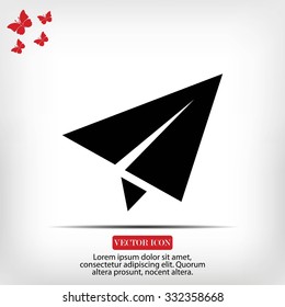 plane vector icon